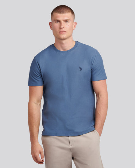 T-shirt z t-shirtu z herringbone vintage indygo