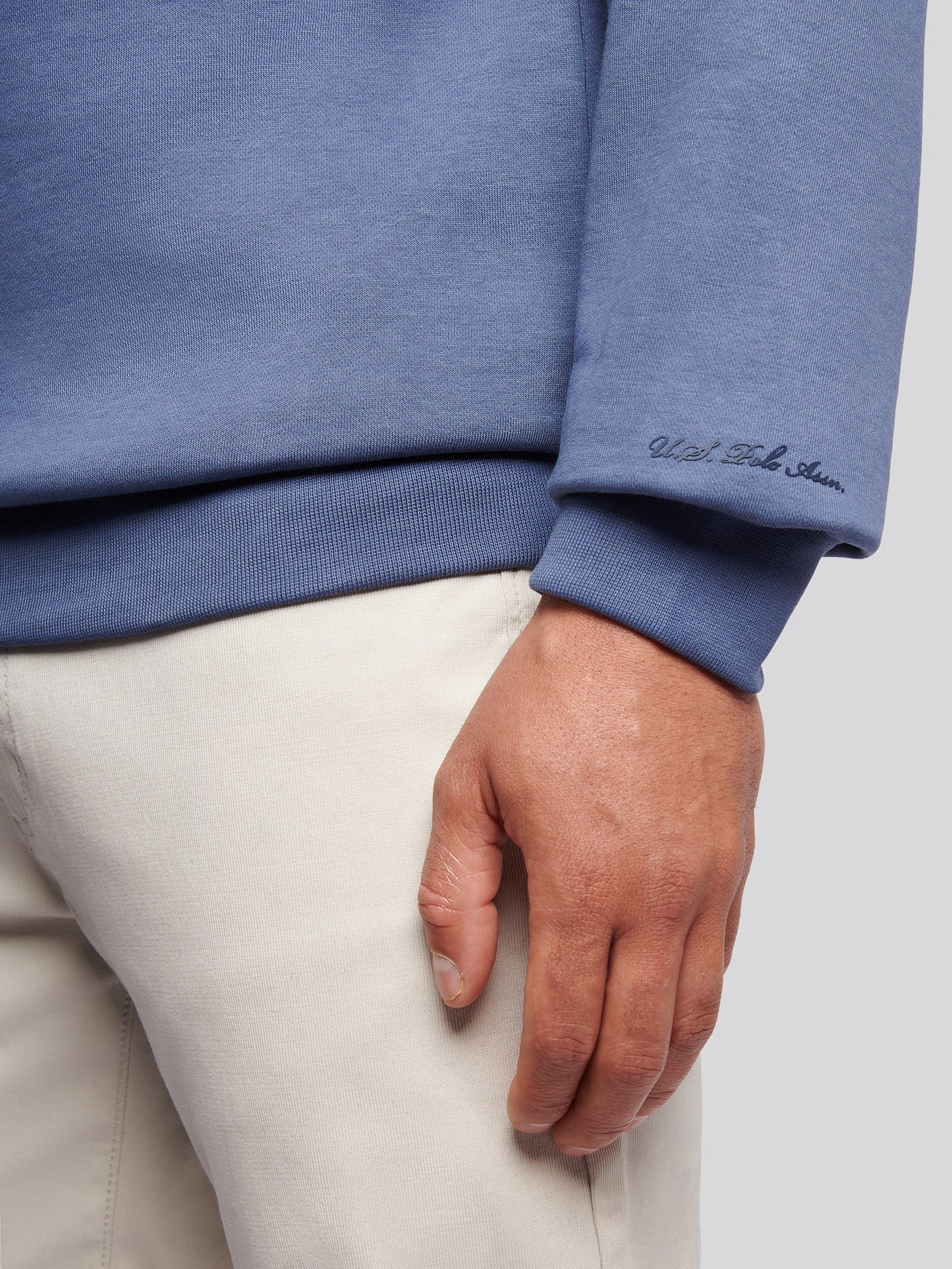 Tonal DHM Print Crew Vintage Indigo