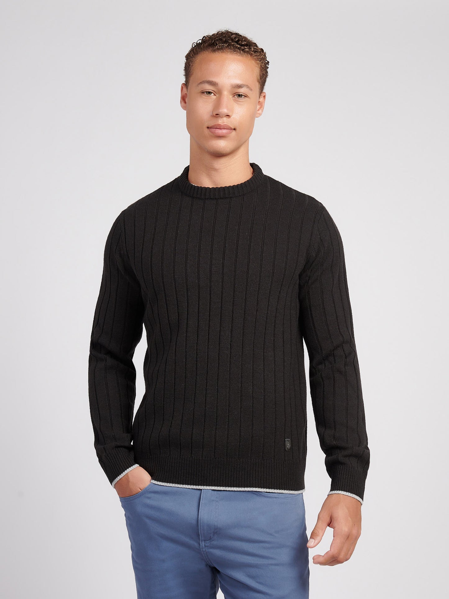 Załoga Rib Knit Black