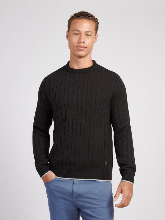 Załoga Rib Knit Black