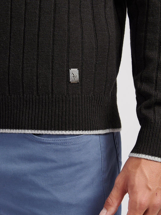 Załoga Rib Knit Black