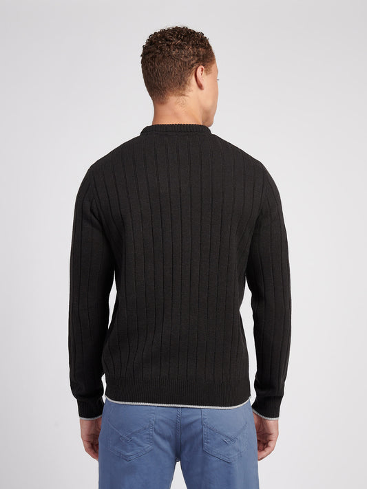 Załoga Rib Knit Black