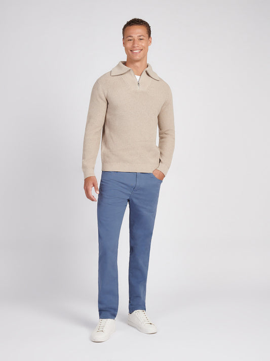 Half Cardigan Stitch Knit Fille Atmosfhere Marl