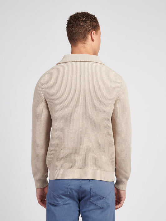 Half Cardigan Stitch Knit Fille Atmosfhere Marl