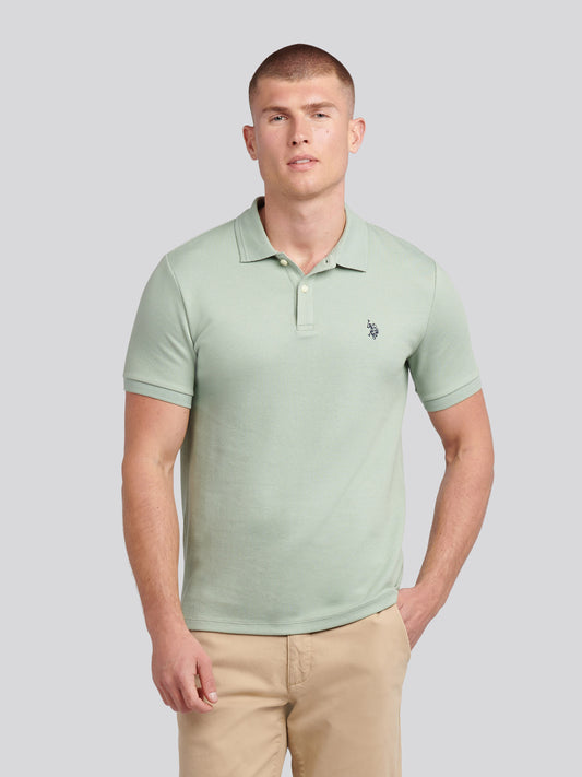 Twill Tekstura Polo Iceberg Green
