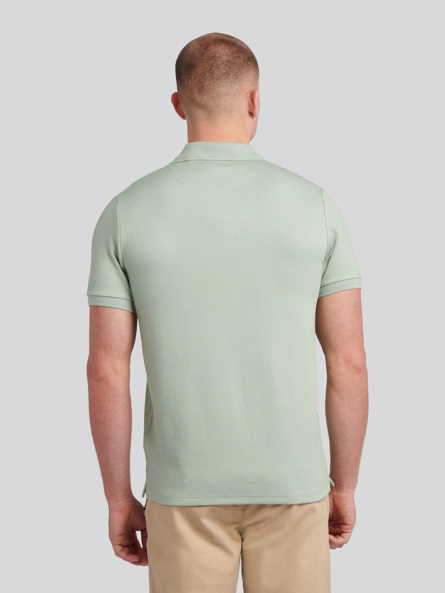 Twill Tekstura Polo Iceberg Green
