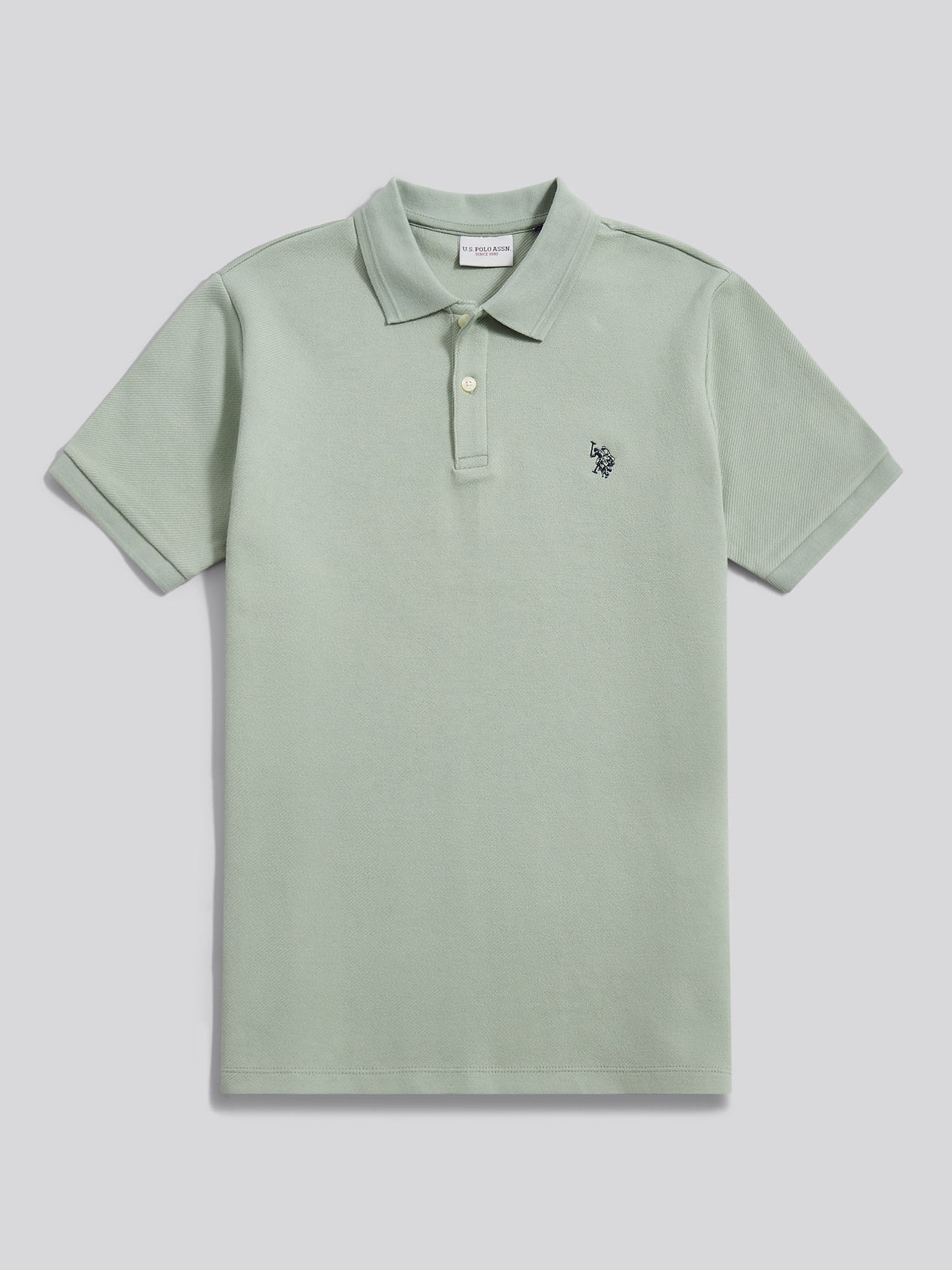 Twill Tekstura Polo Iceberg Green