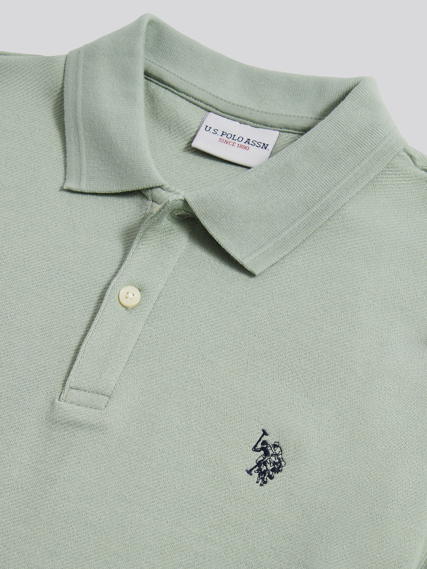 Twill Tekstura Polo Iceberg Green