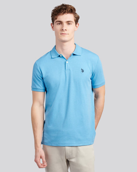 Pionowa tekstura Polo Heritage Blue