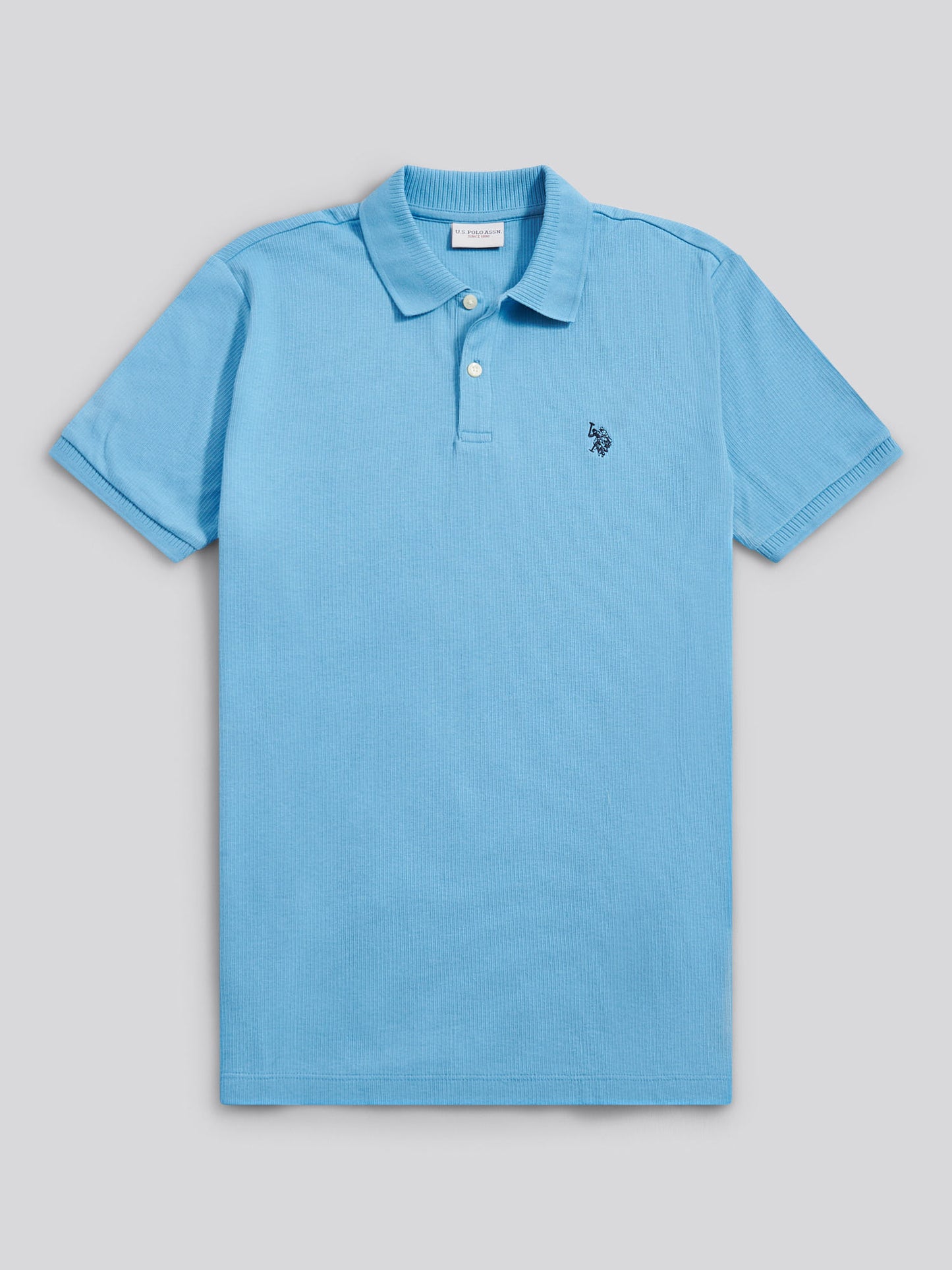 Pionowa tekstura Polo Heritage Blue