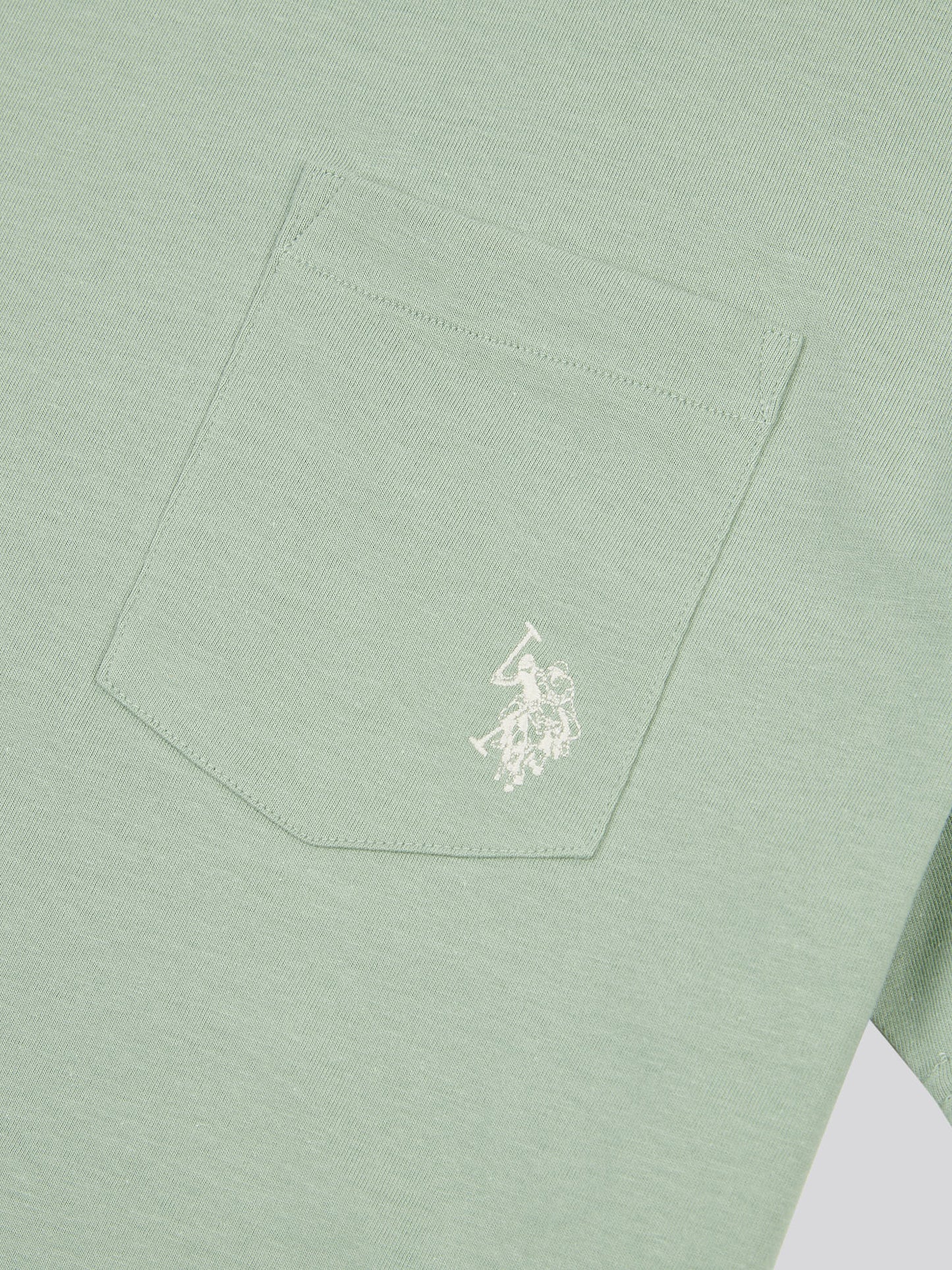 Mens Double Horsemen Pocket T-Shirt in Green Bay