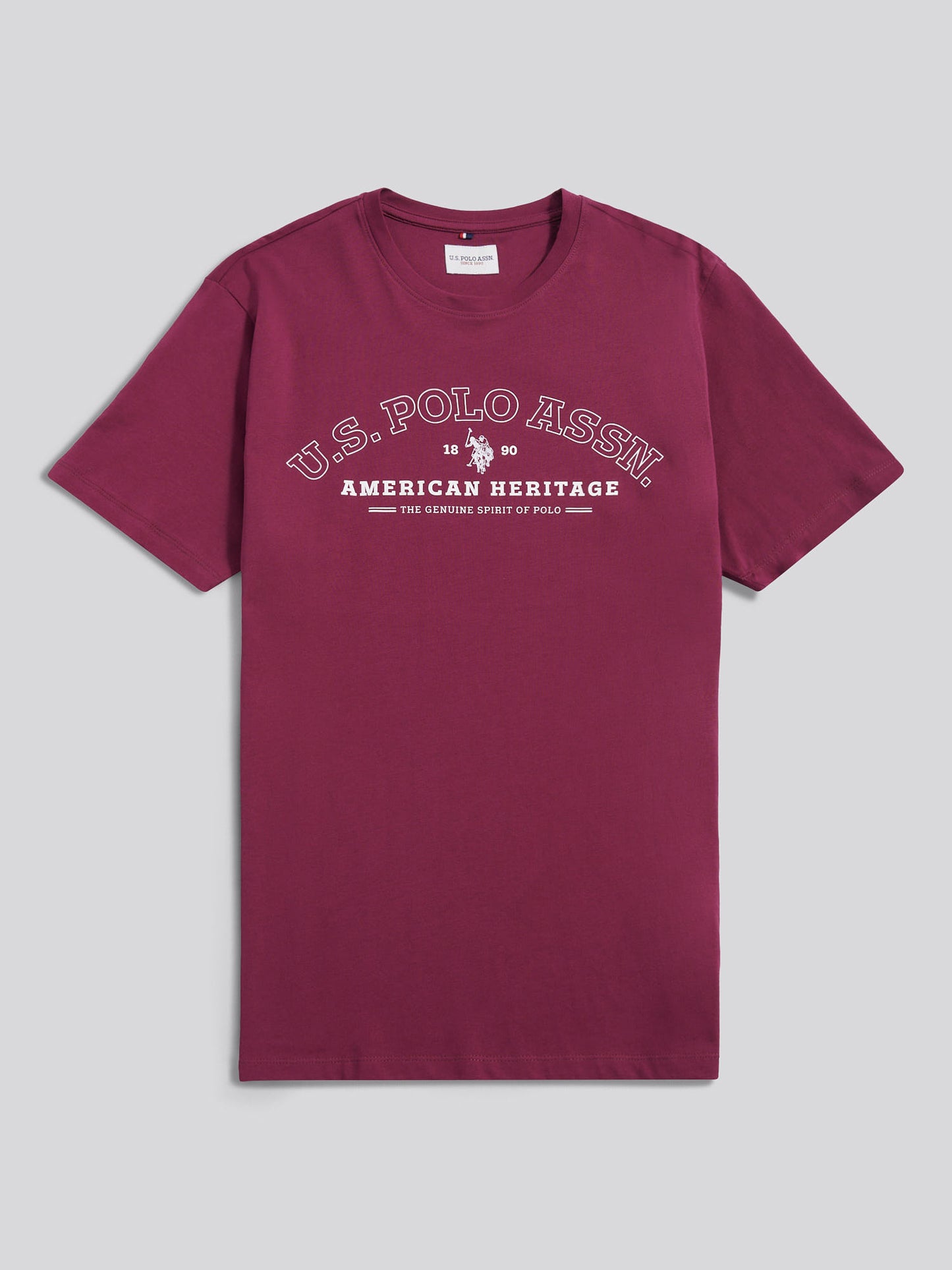 Heritage Graphic Print T-Shirt Wine