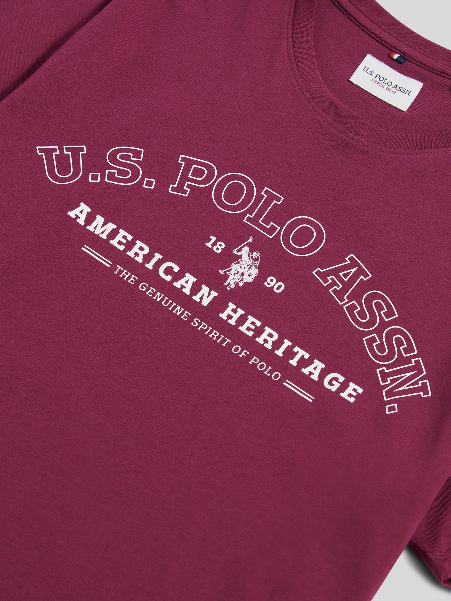 Heritage Graphic Print T-Shirt Wine
