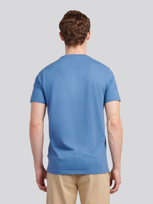 Heritage Graphic Print T-shirt Blue Horizon