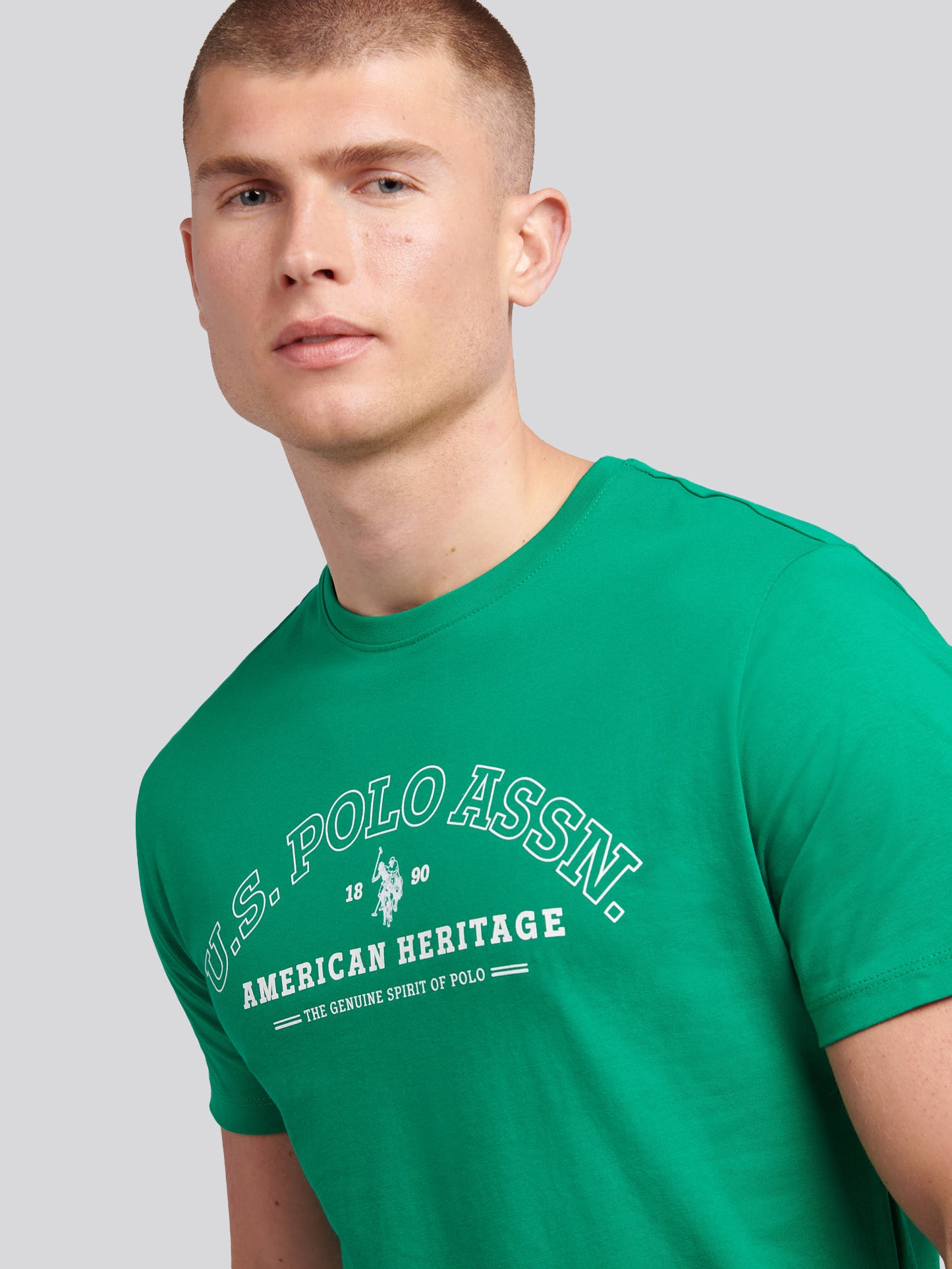 Heritage Graphic Print T-shirt bujna łąka