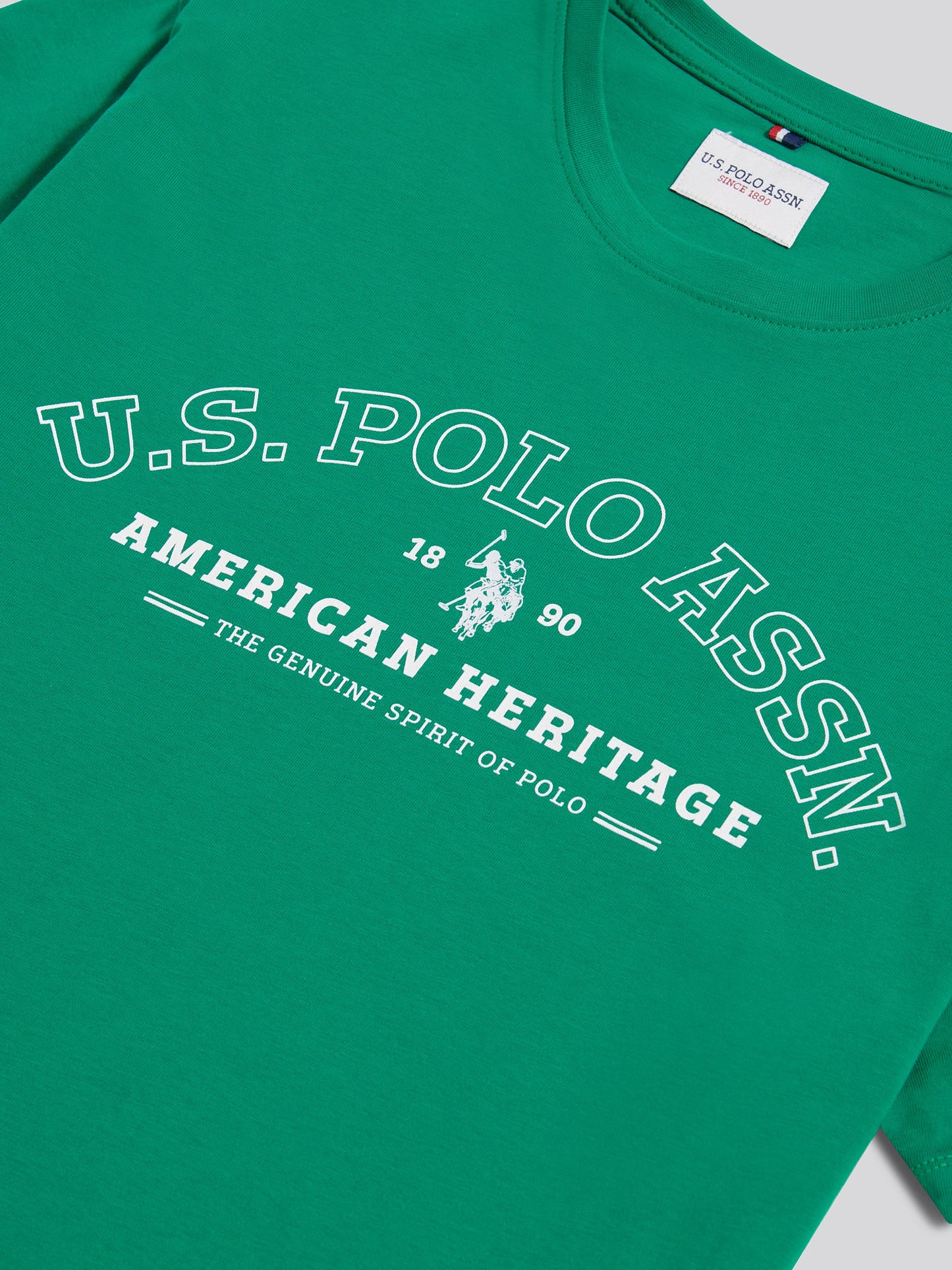 Heritage Graphic Print T-shirt bujna łąka