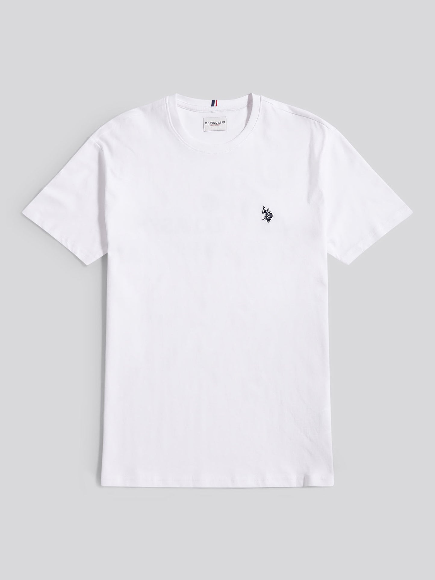 T-shirt z tyłu USPA Bright White