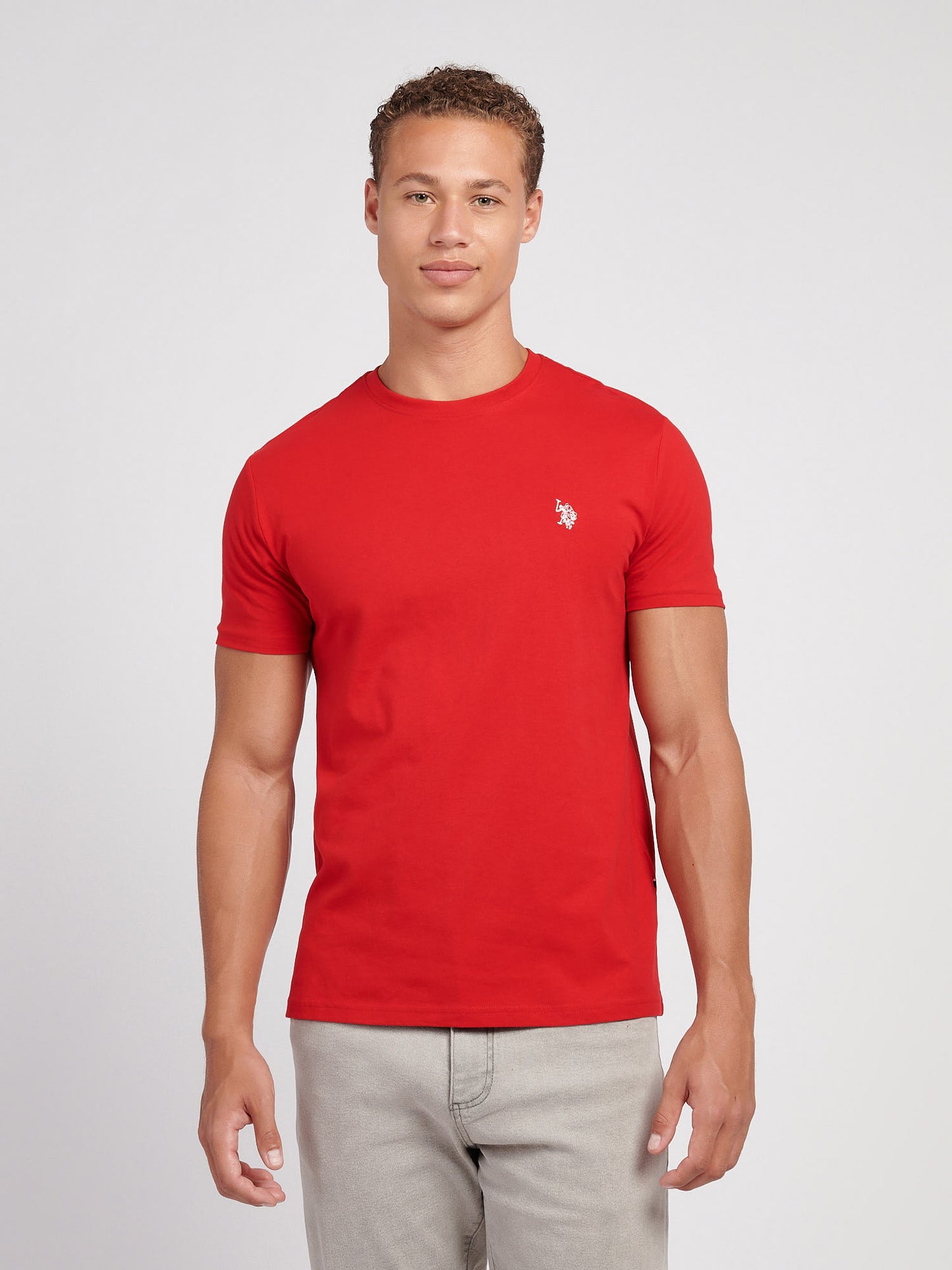 Z tyłu USPA Graphic T-Shirt Haute Red