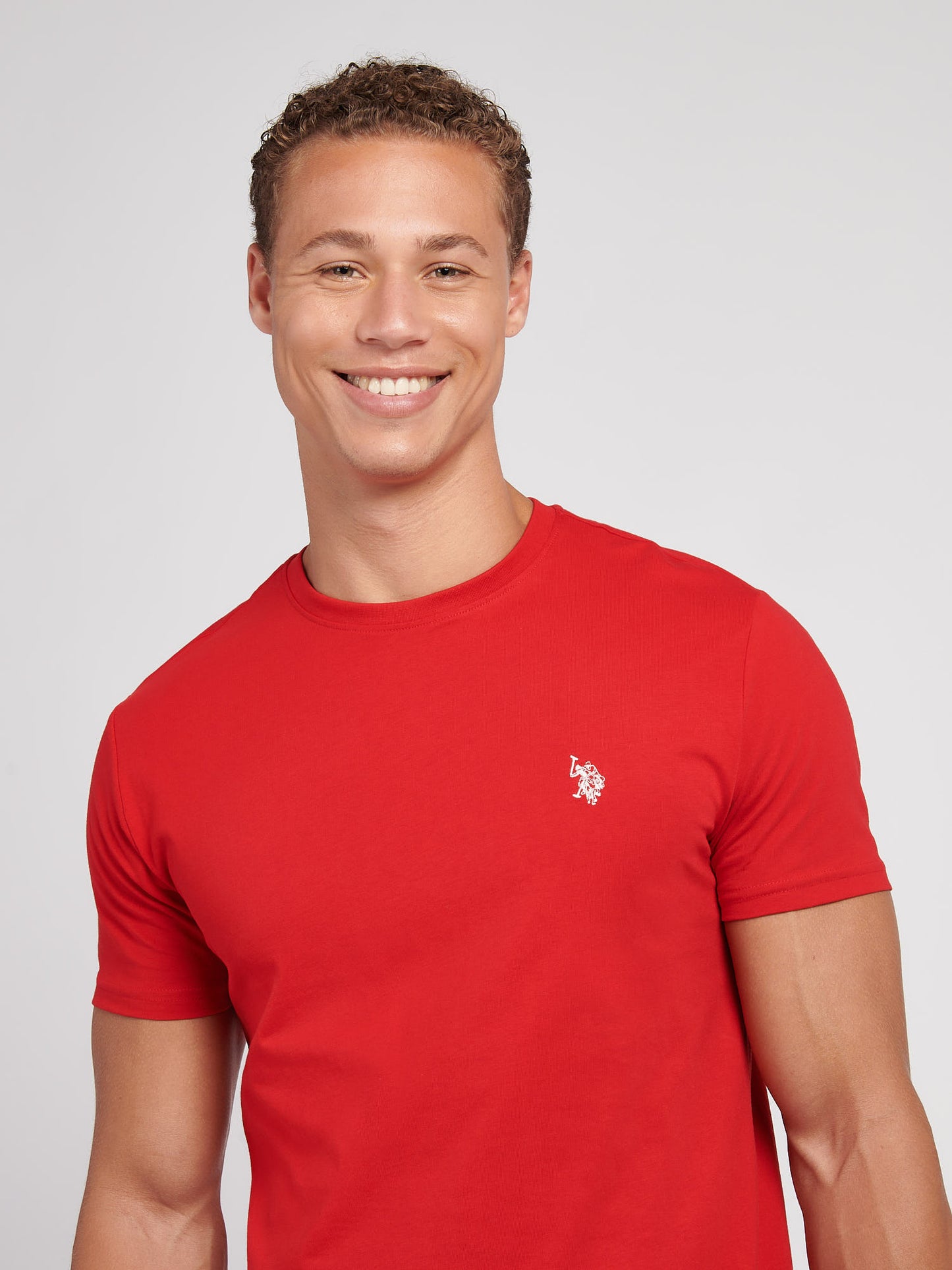 Z tyłu USPA Graphic T-Shirt Haute Red
