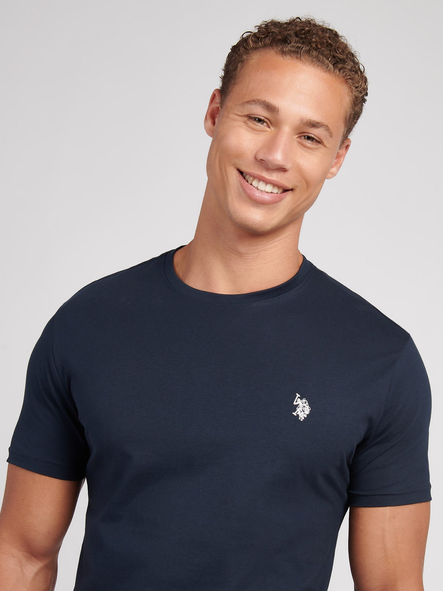 USPA Back Graphic T-shirt Dark Sapphire Navy