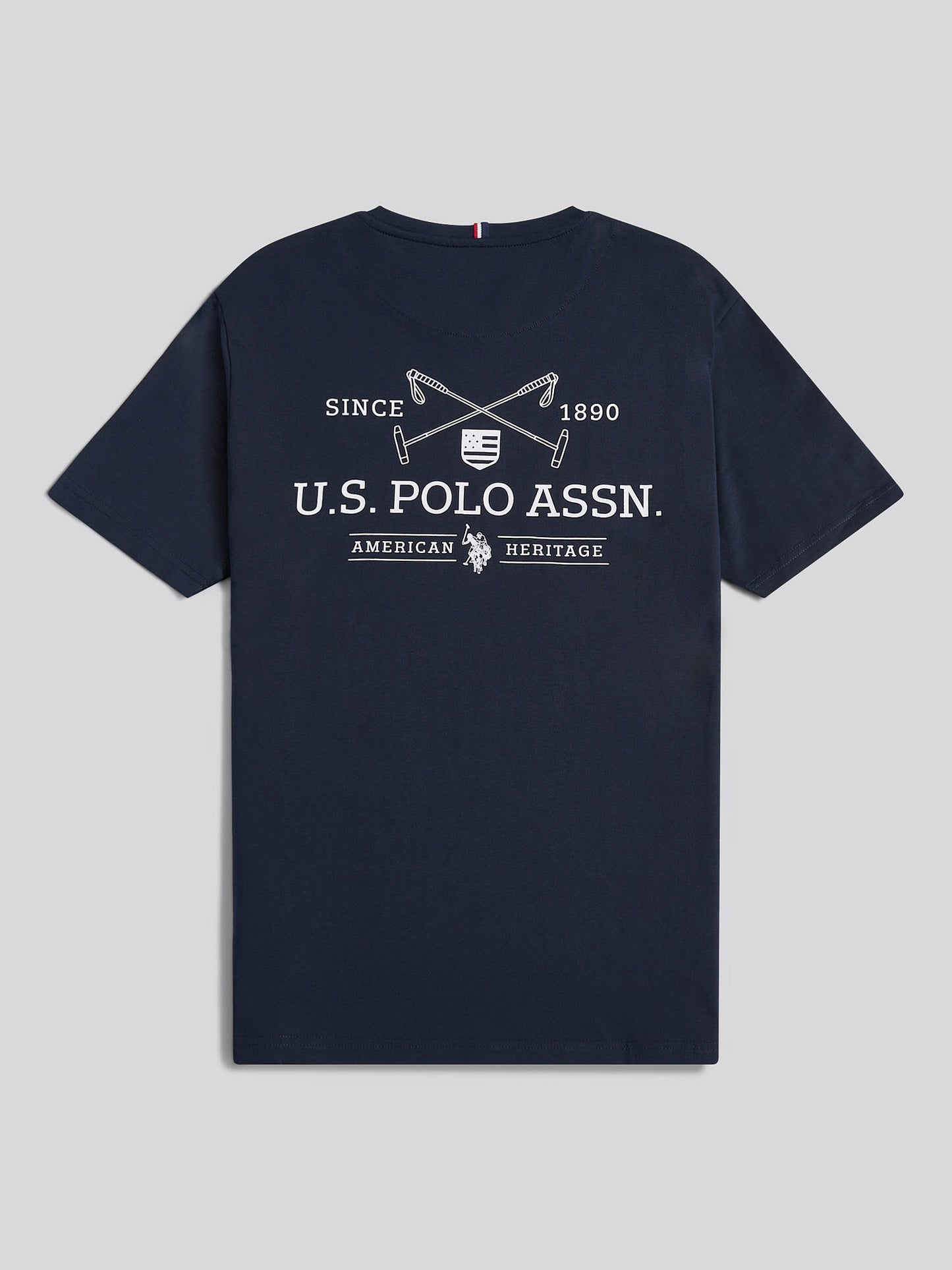 USPA Back Graphic T-shirt Dark Sapphire Navy