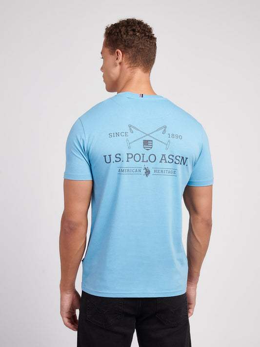 UsPA Back Graphic T-Shirt Heritage Blue