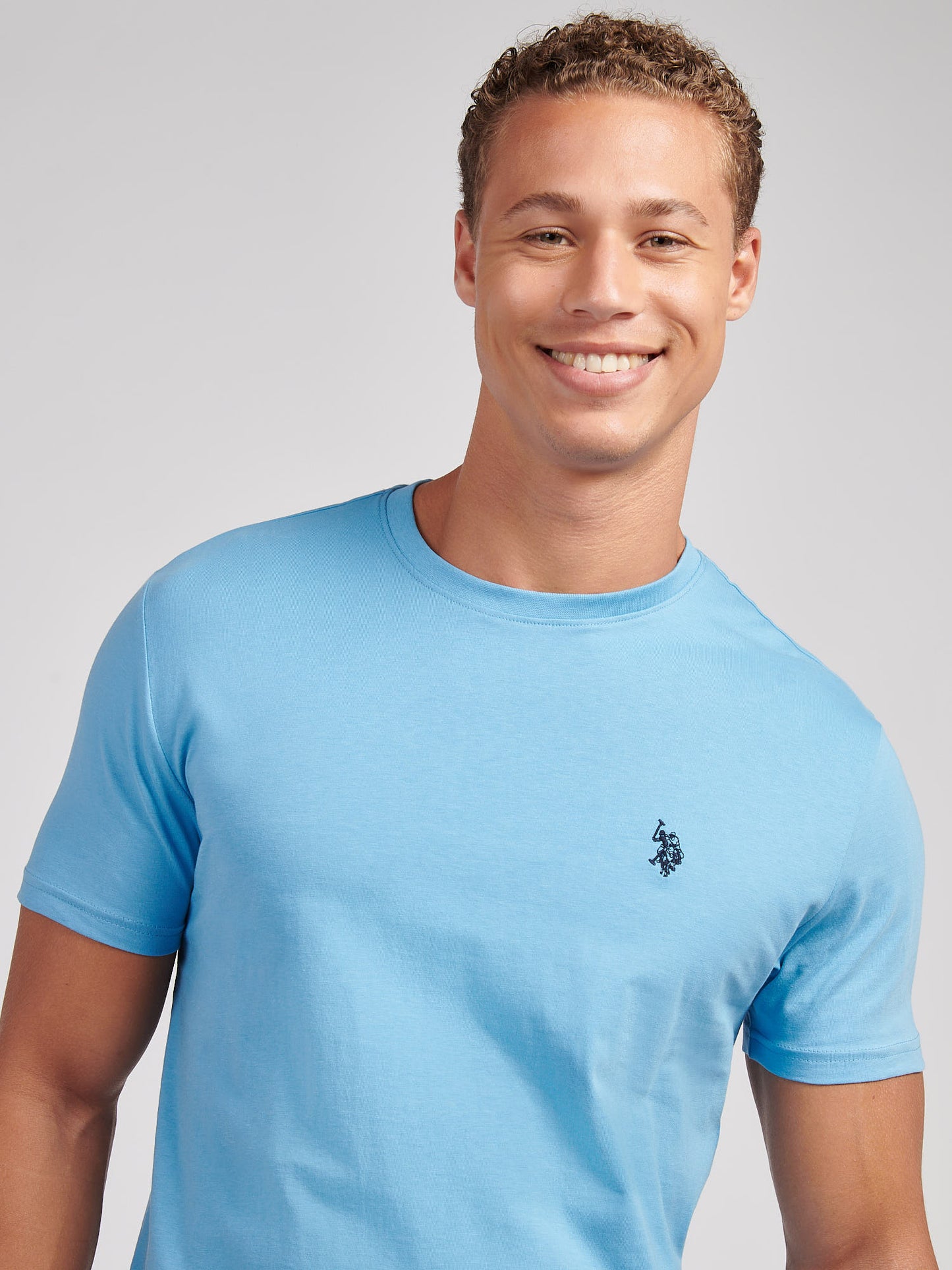 Mens USPA Back Graphic T-Shirt in Heritage Blue