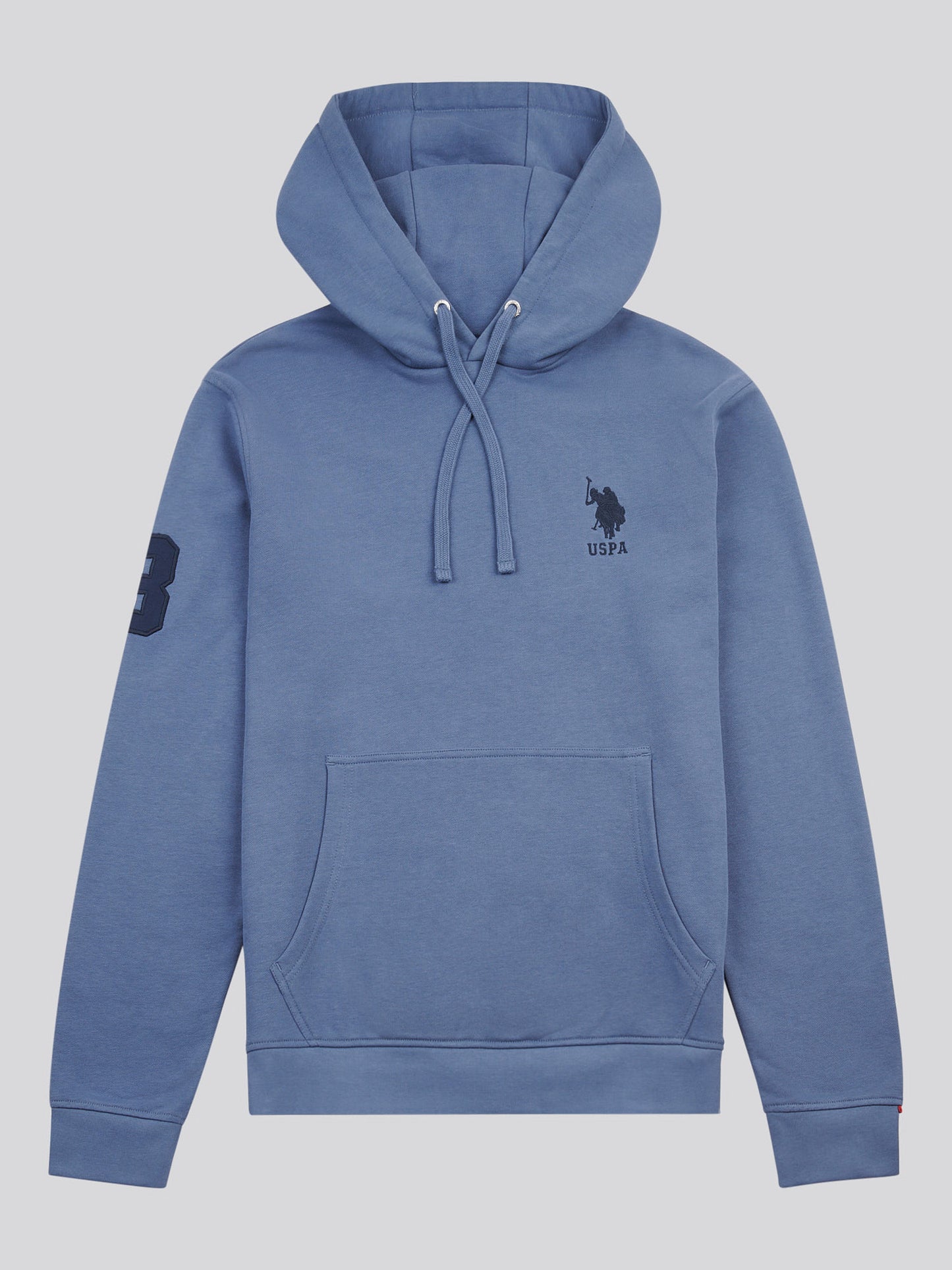 Mens Player 3 Loopback Bluza z kapturem w Vintage Indigo