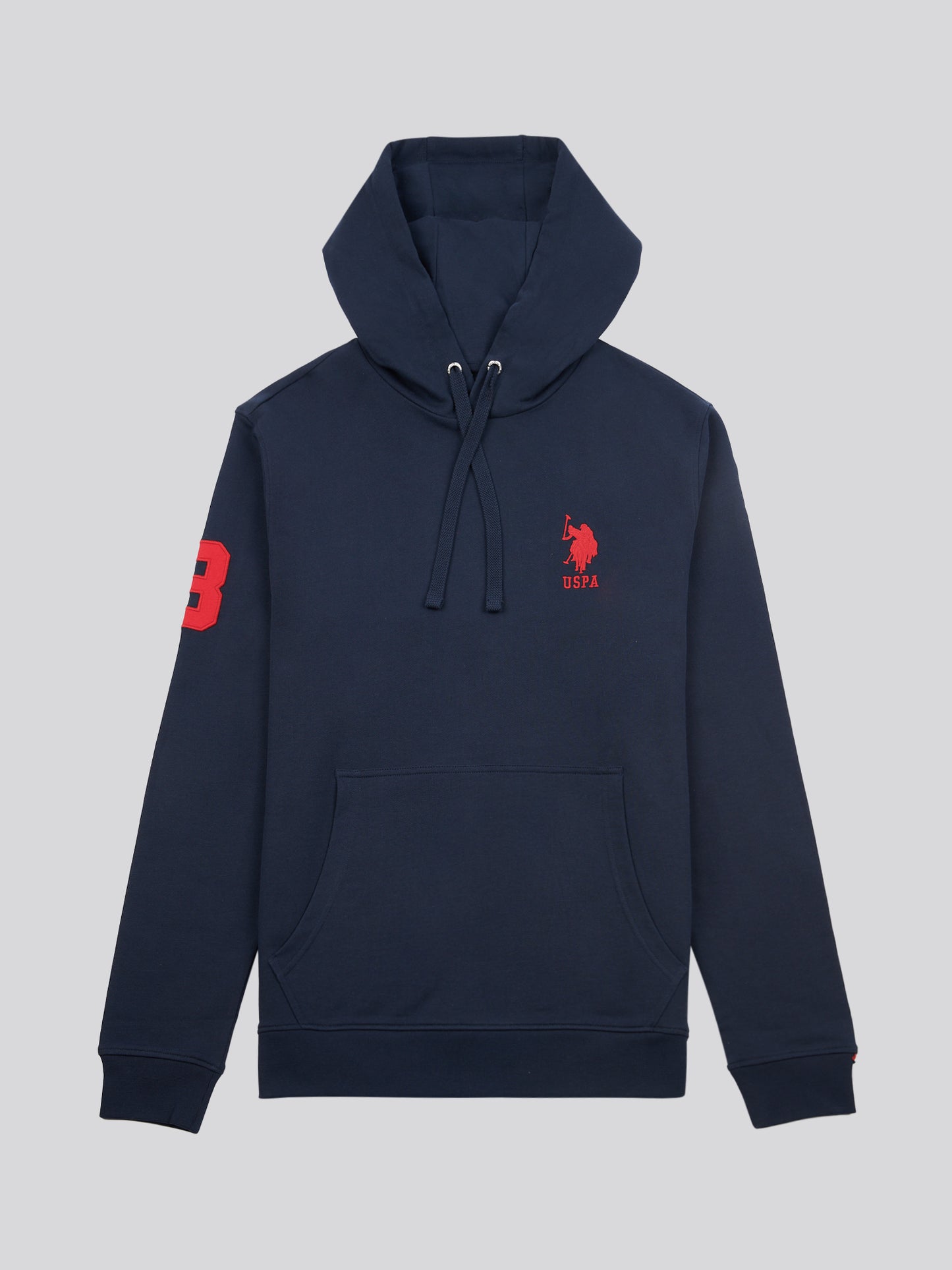 Mens Player 3 Loopback Bluza w ciemnym szafirowym granatowym/haute Red Dhm