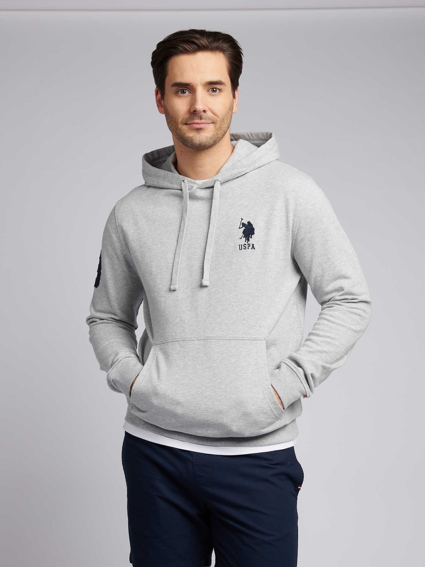 Mens Player 3 Loopback Bluza w środkowej szarej marl
