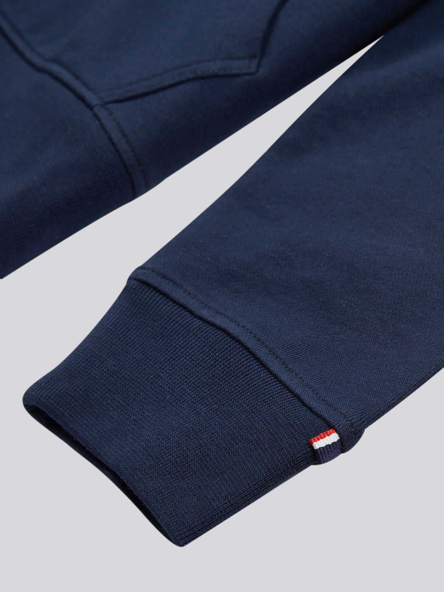 Mens Double Horsemen Loopback Zip Bluie w ciemnym szafirowym granatowym/haute Red DHM
