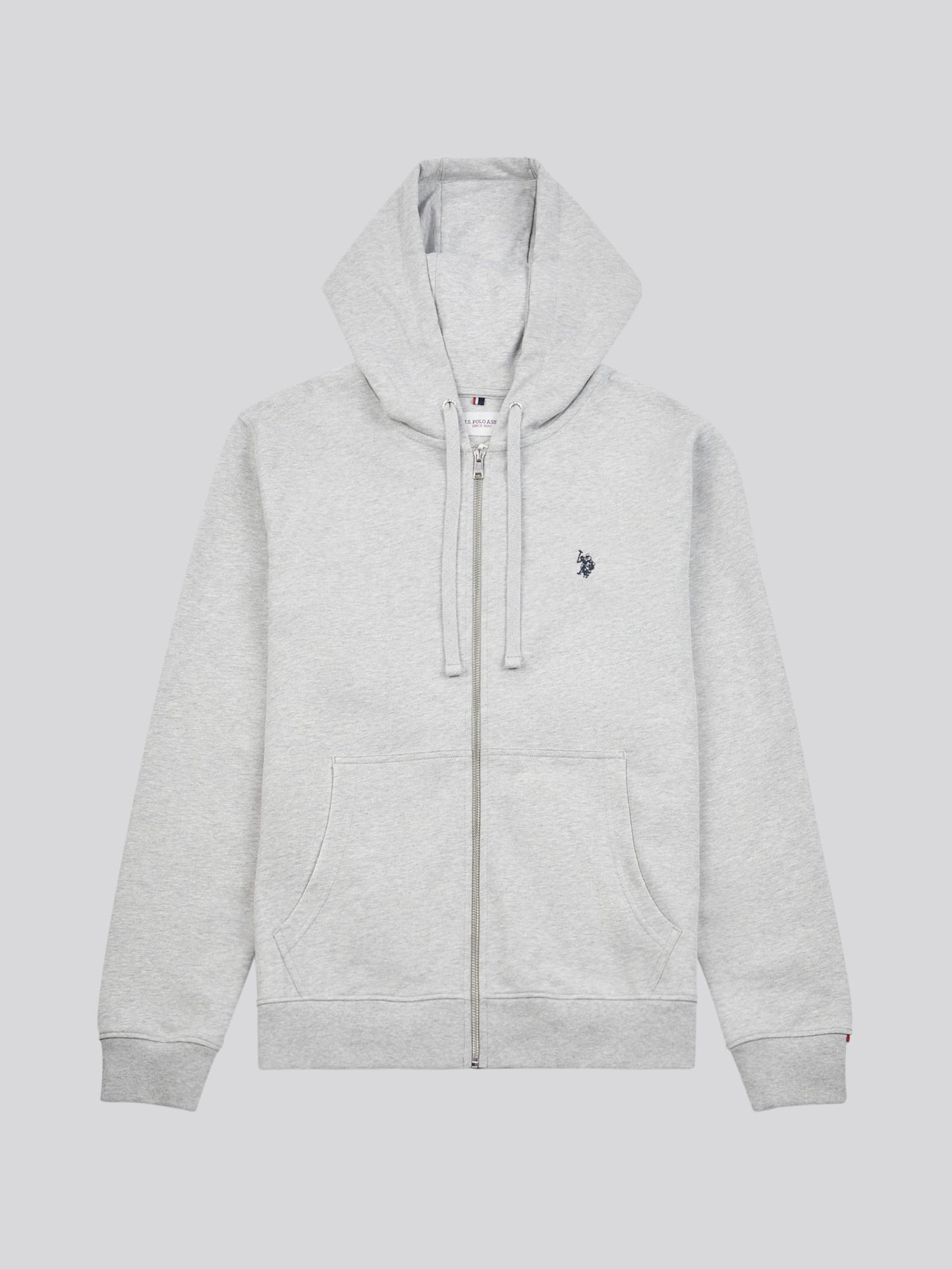 Mens Double Horsemen Loopback Zip z kapturem z bluzy z Marg