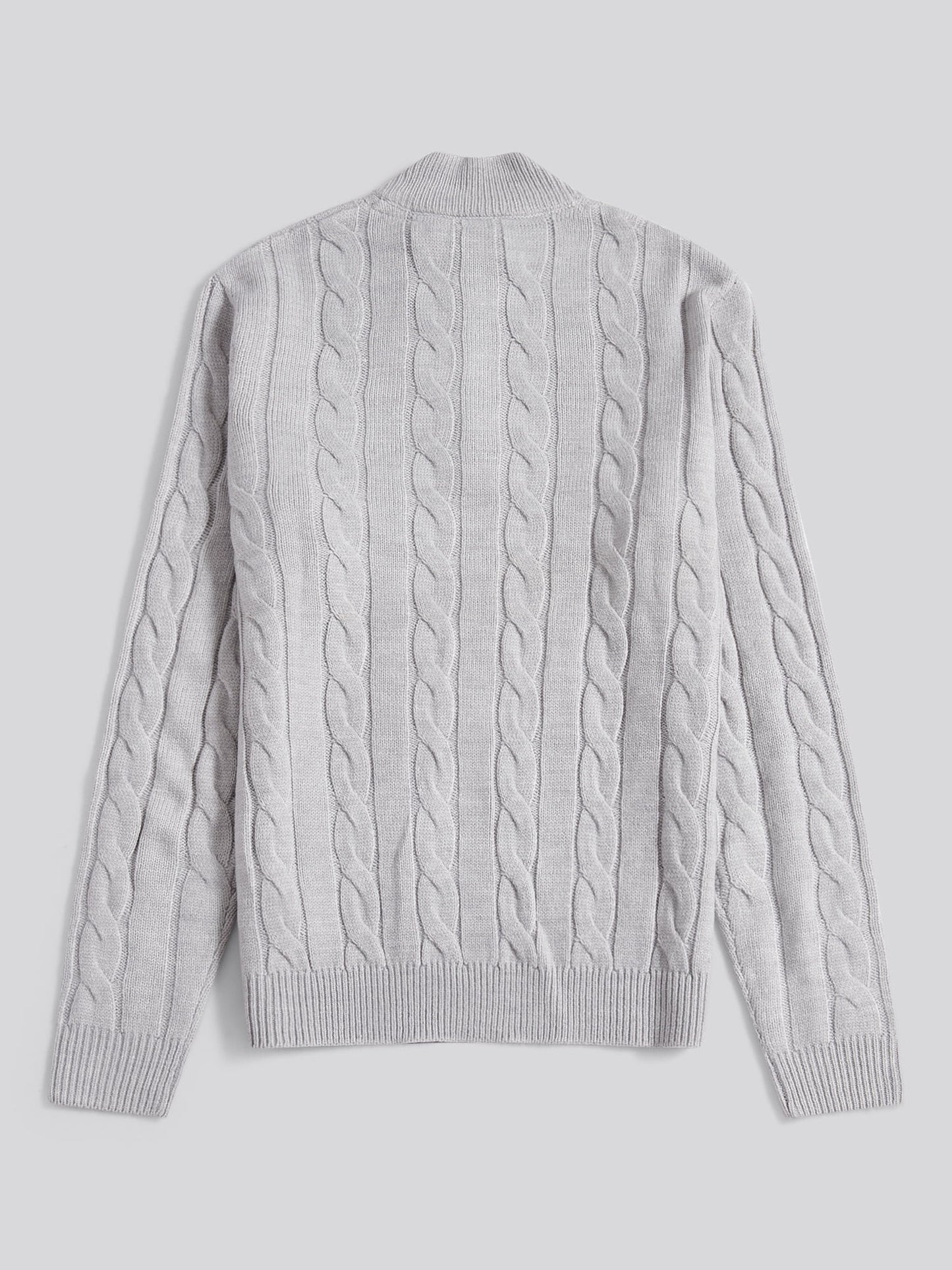 Kabel Knit lejek vintage Grey Heather