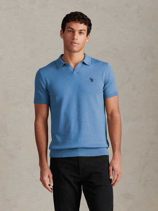 Combed Cotton Multicoloured DHM Revere Polo Riviera