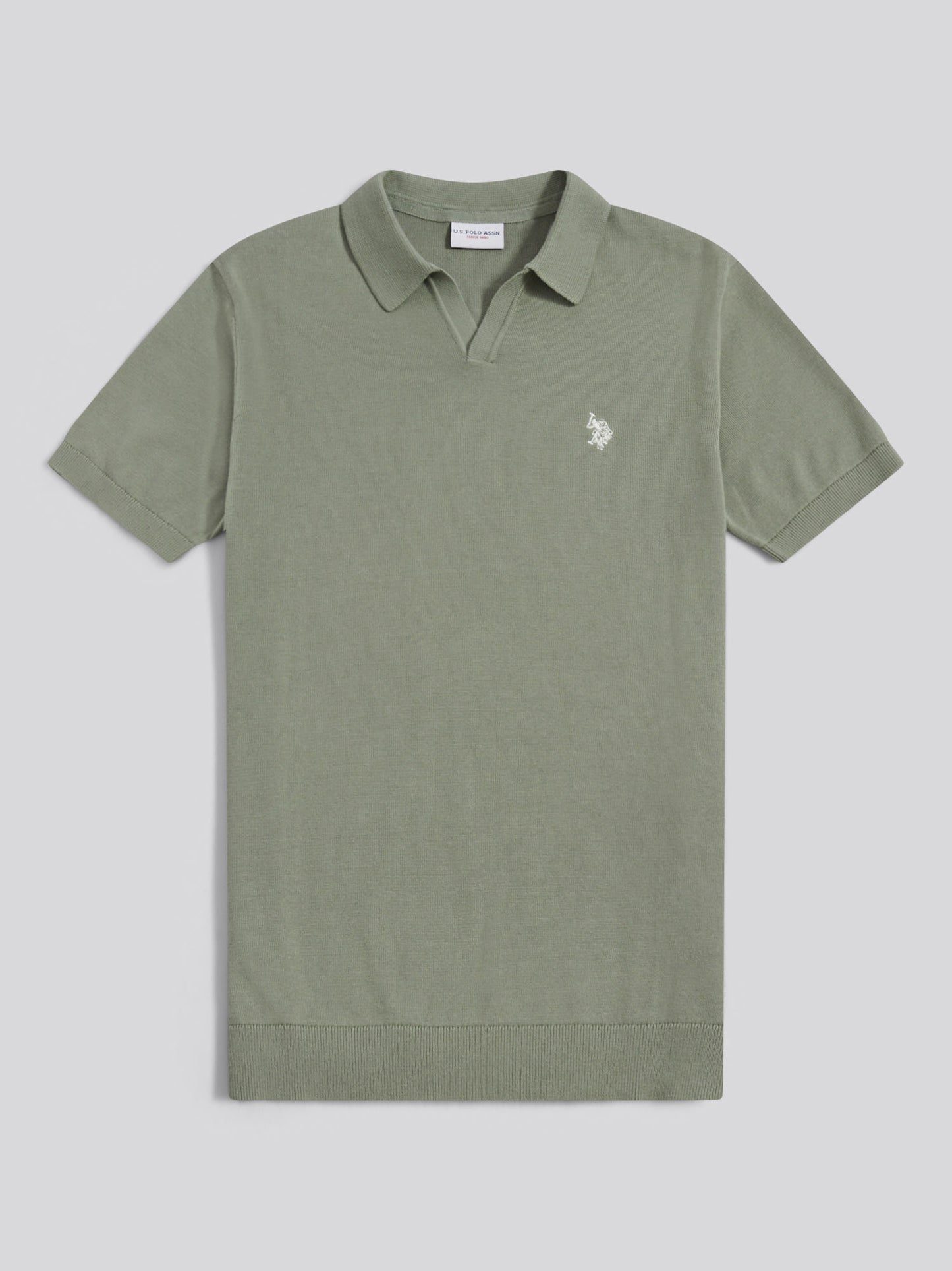 Combed Cotton Multicoloured DHM Revere Polo Sea Spray