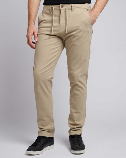 Męski komfort talia klasyczny chino w stroiku