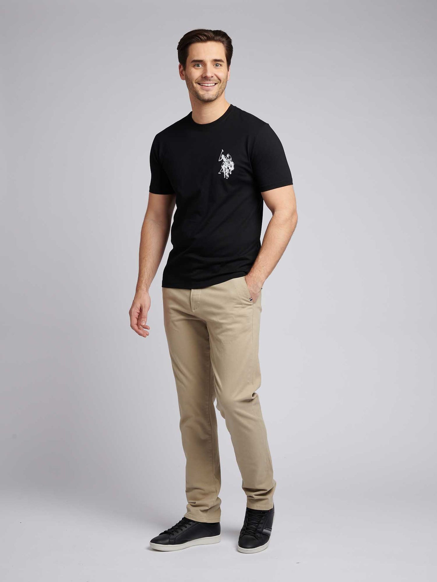 Męski komfort talia klasyczny chino w stroiku