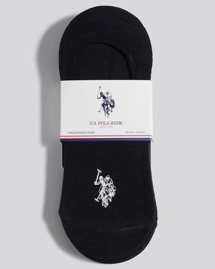 3 opakowanie Niewidzialne trener Sock Black White DHM