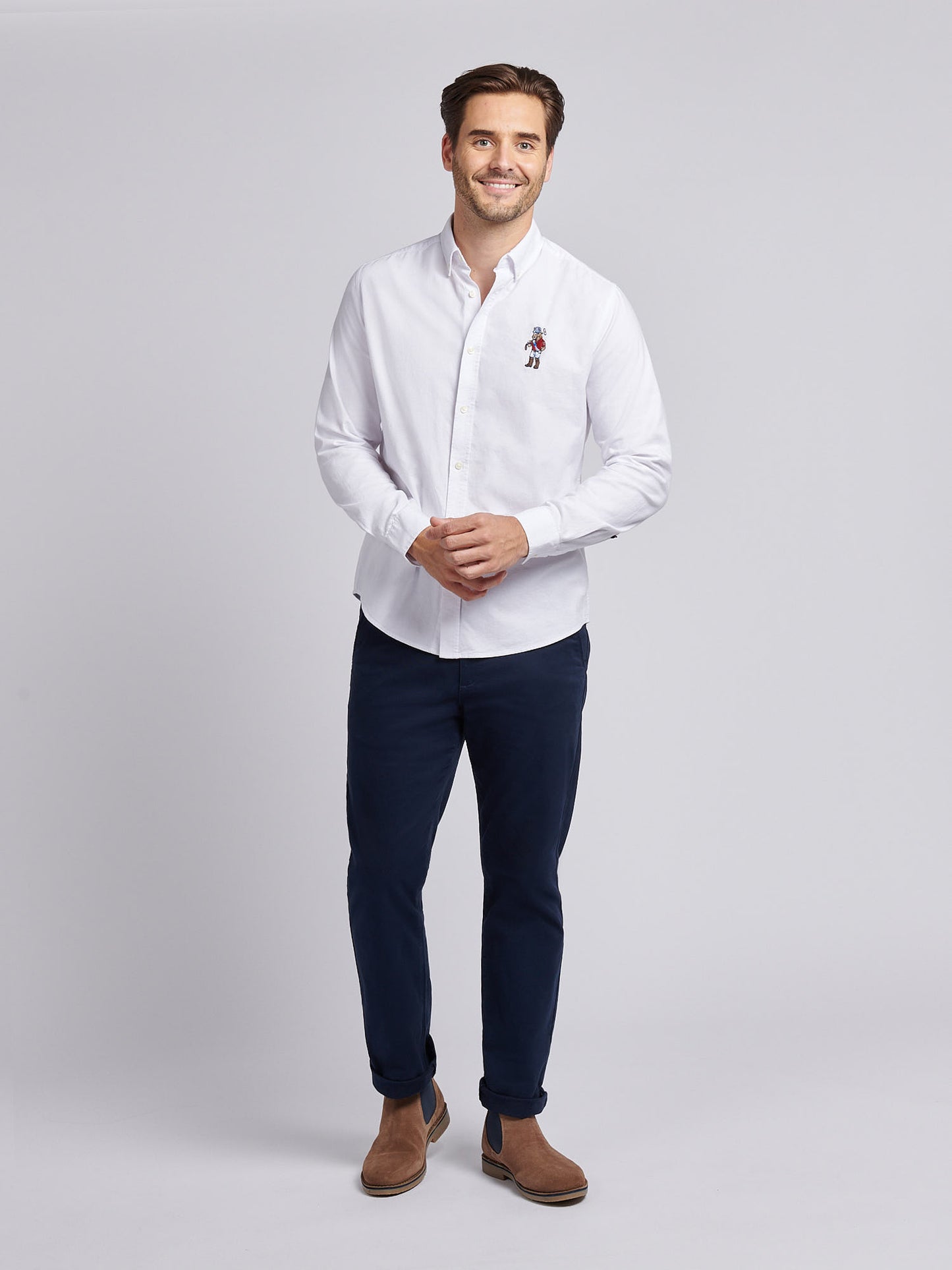 Koszula Chuck Oxford LS jasna biała
