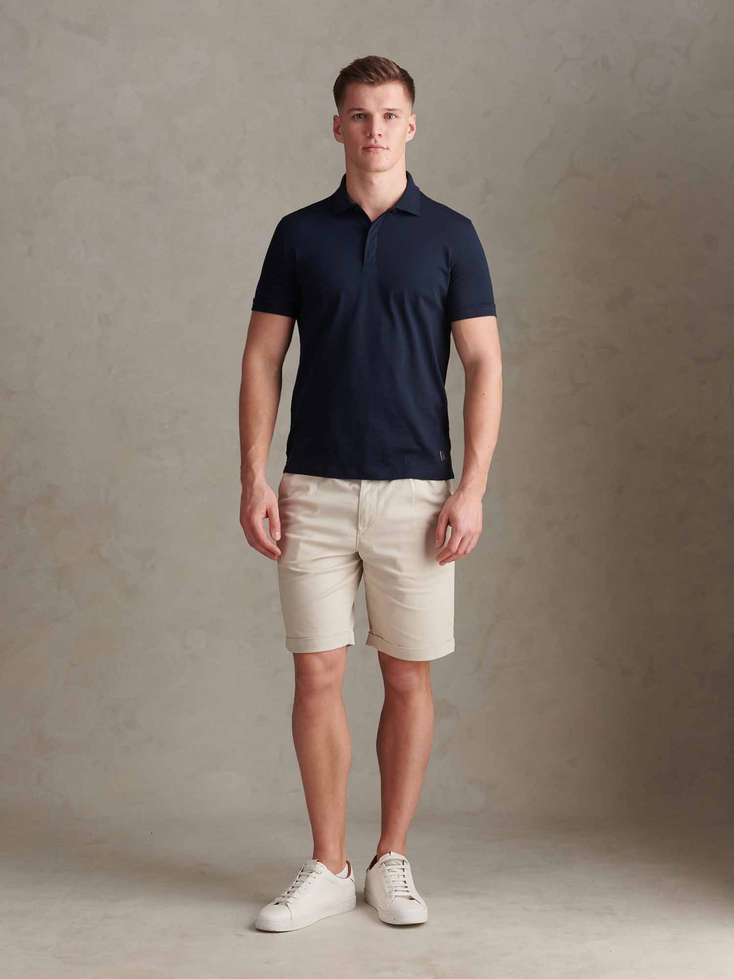 Premium Supima Cotton Polo Dark Sapphire Navy