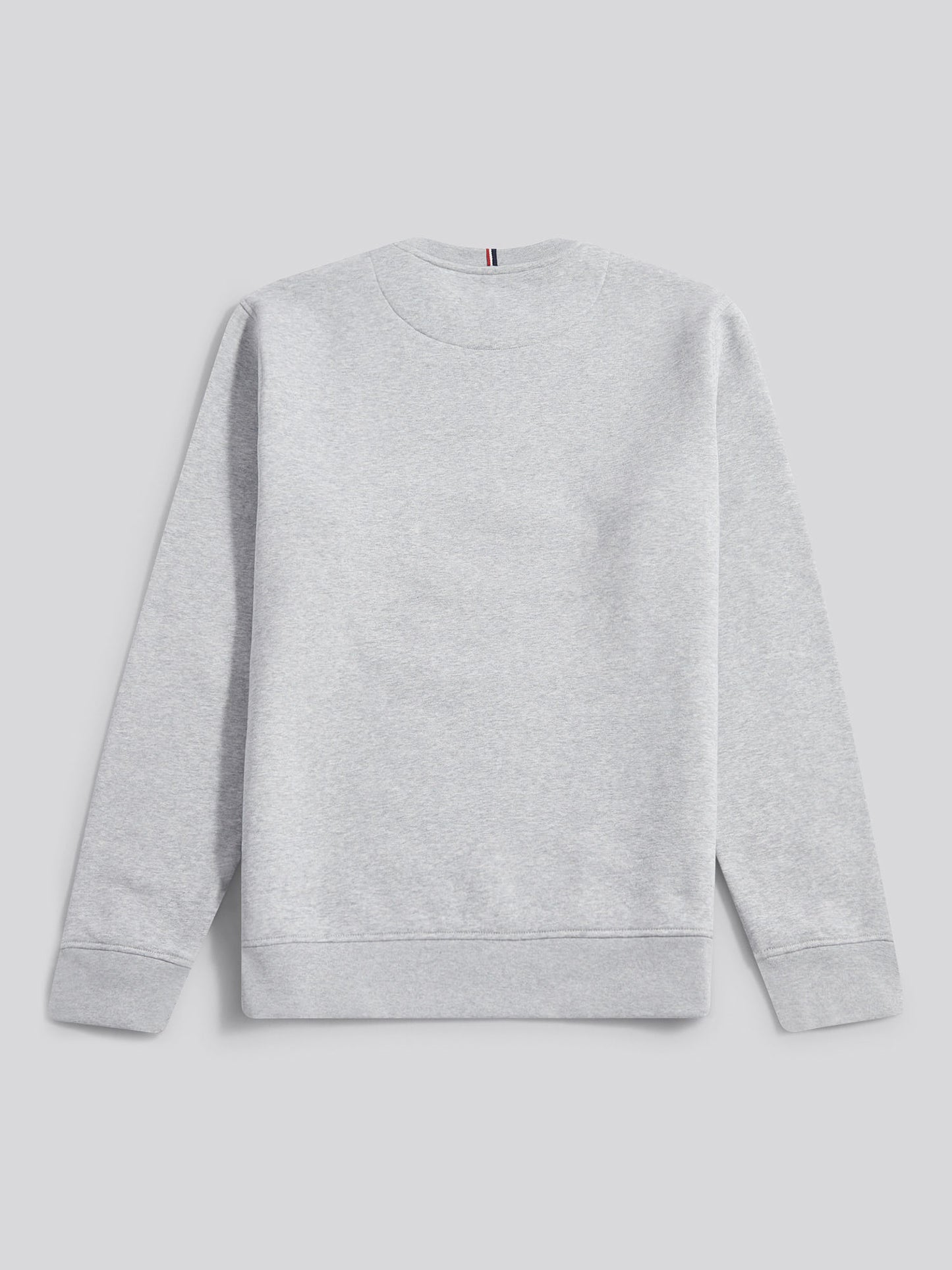 Mens Double Horsemen Crew in Mid Grey Marl