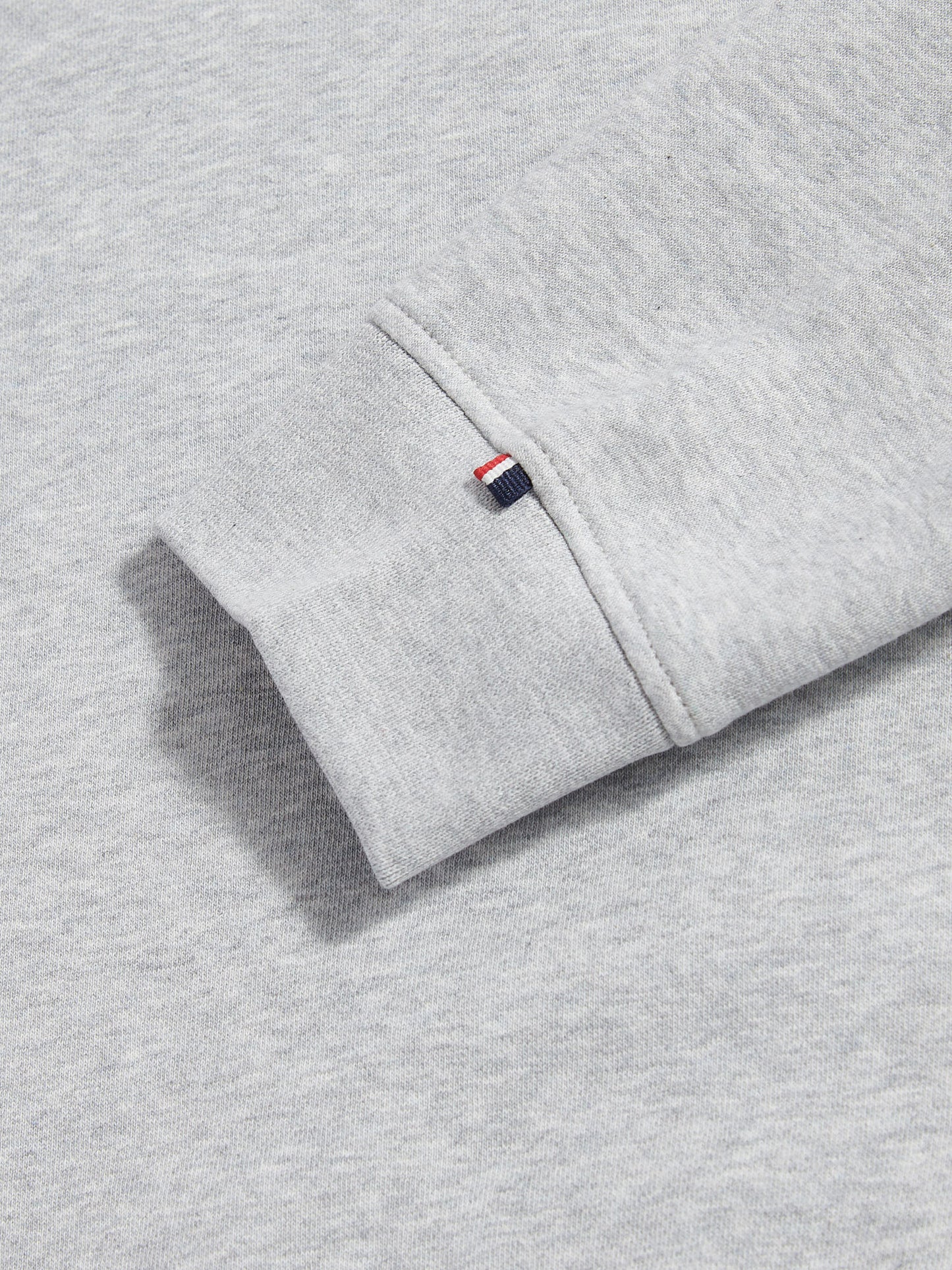Mens Double Horsemen Crew in Mid Grey Marl