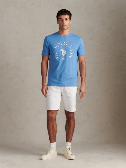 Minimal Circle Print Tshirt Riviera