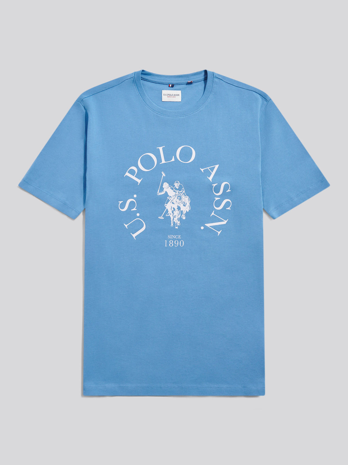 Mens Minimal Circle Print T-Shirt Riviera