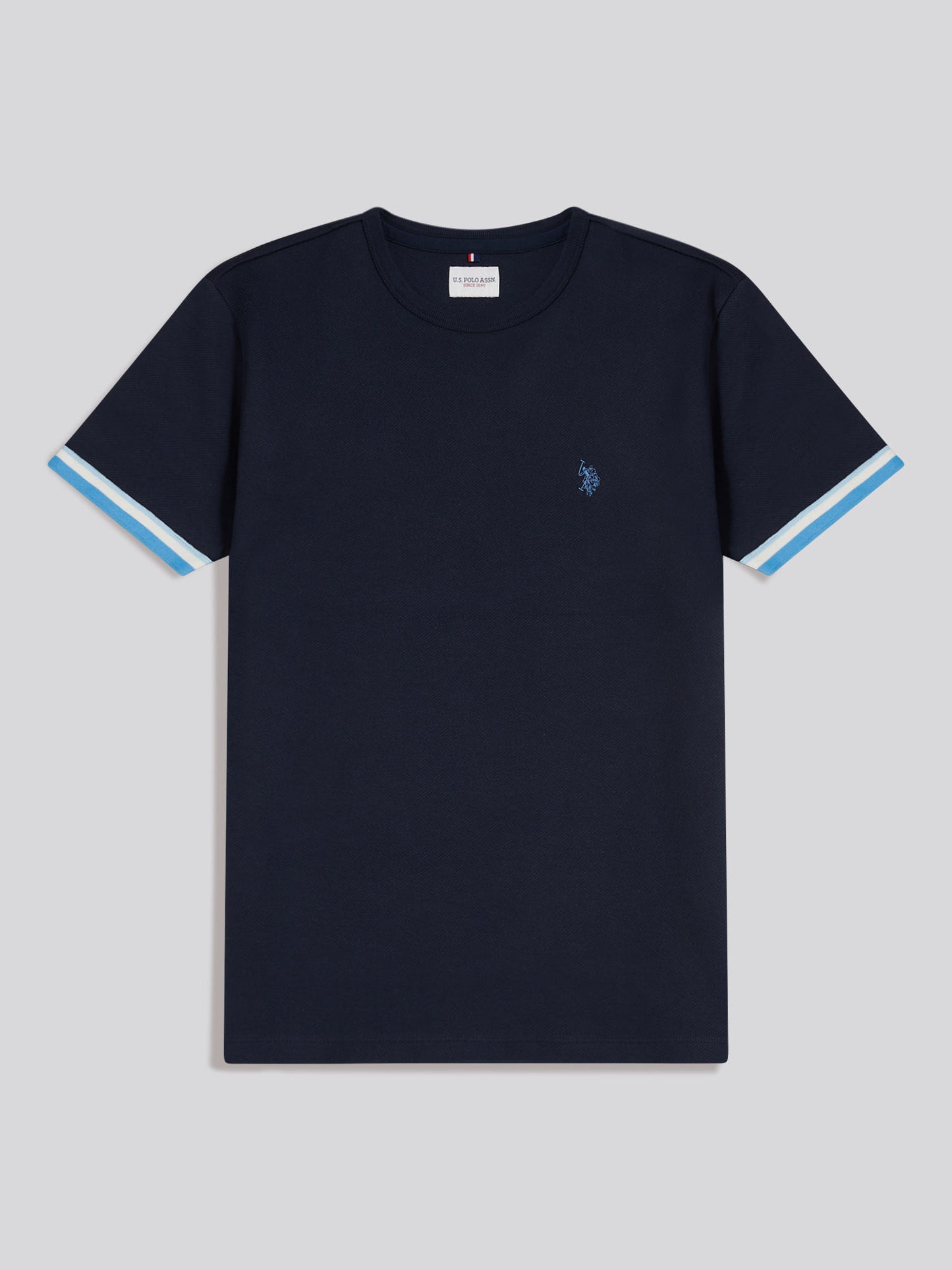 Mens Twill Taped T-Shirt Dark Sapphire Navy