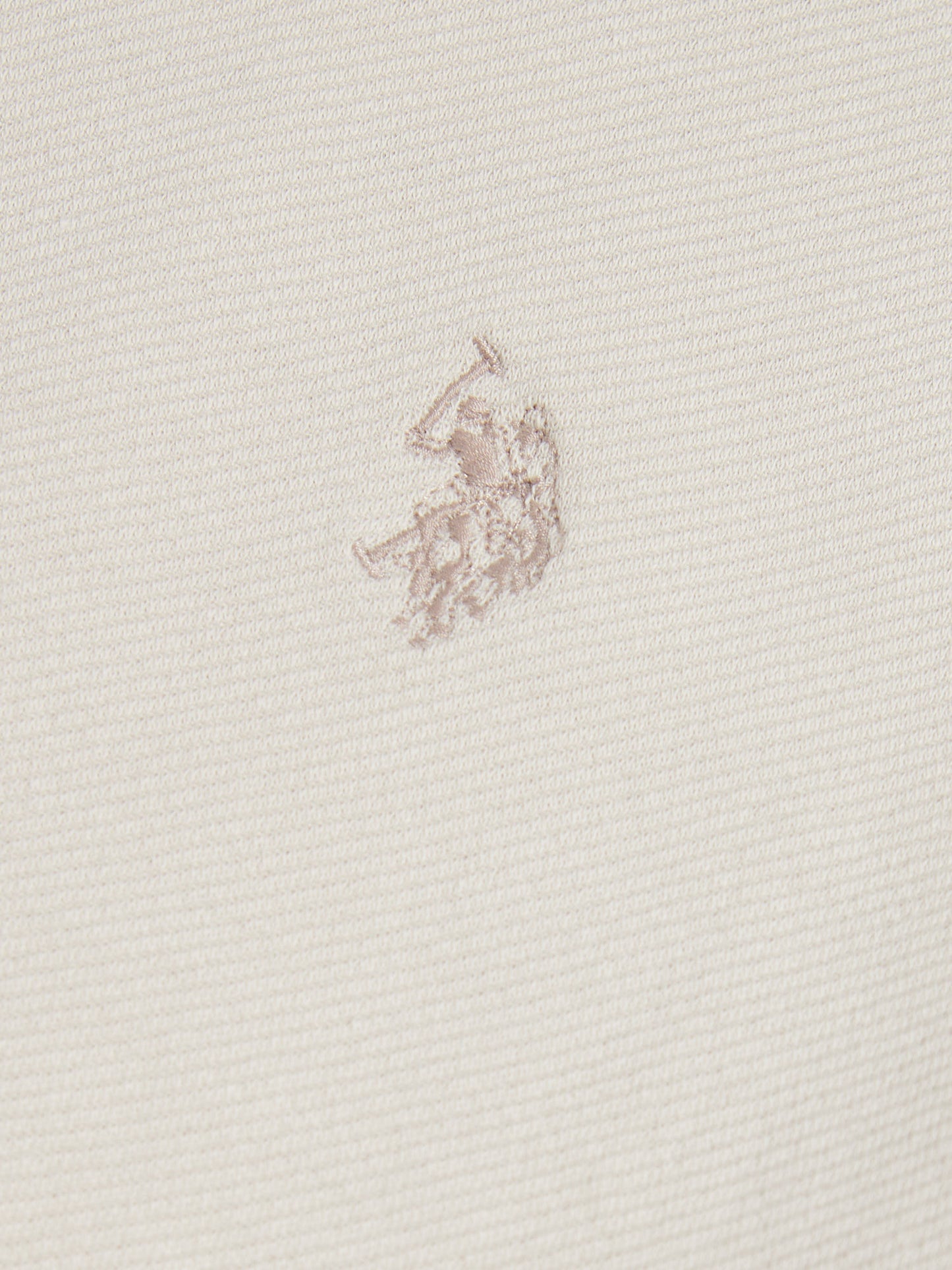 Mens Twill Taped T-Shirt Beige