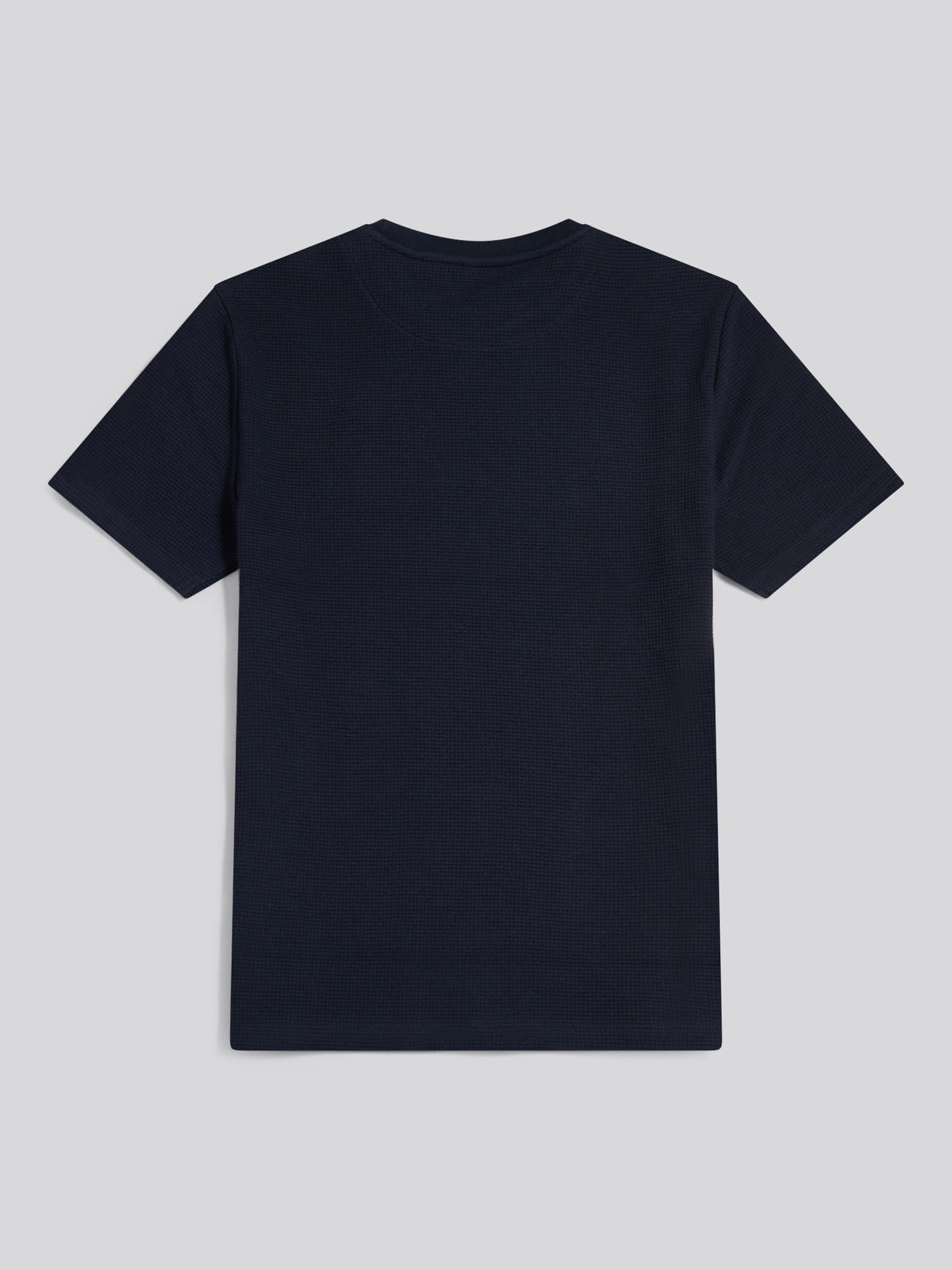 Mens Waffle Jersey T-Shirt Dark Sapphire Navy