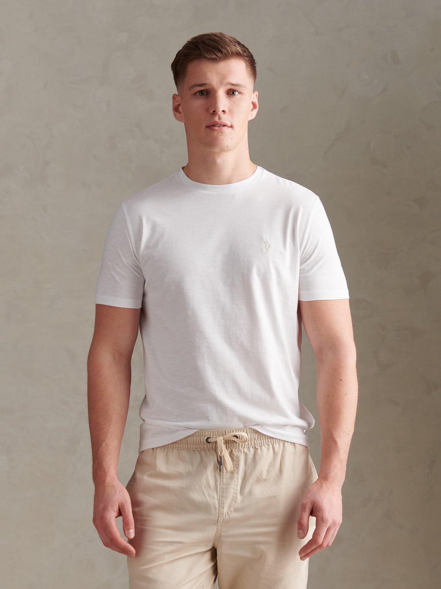 Subtle Texture DHM Tshirt Bright White