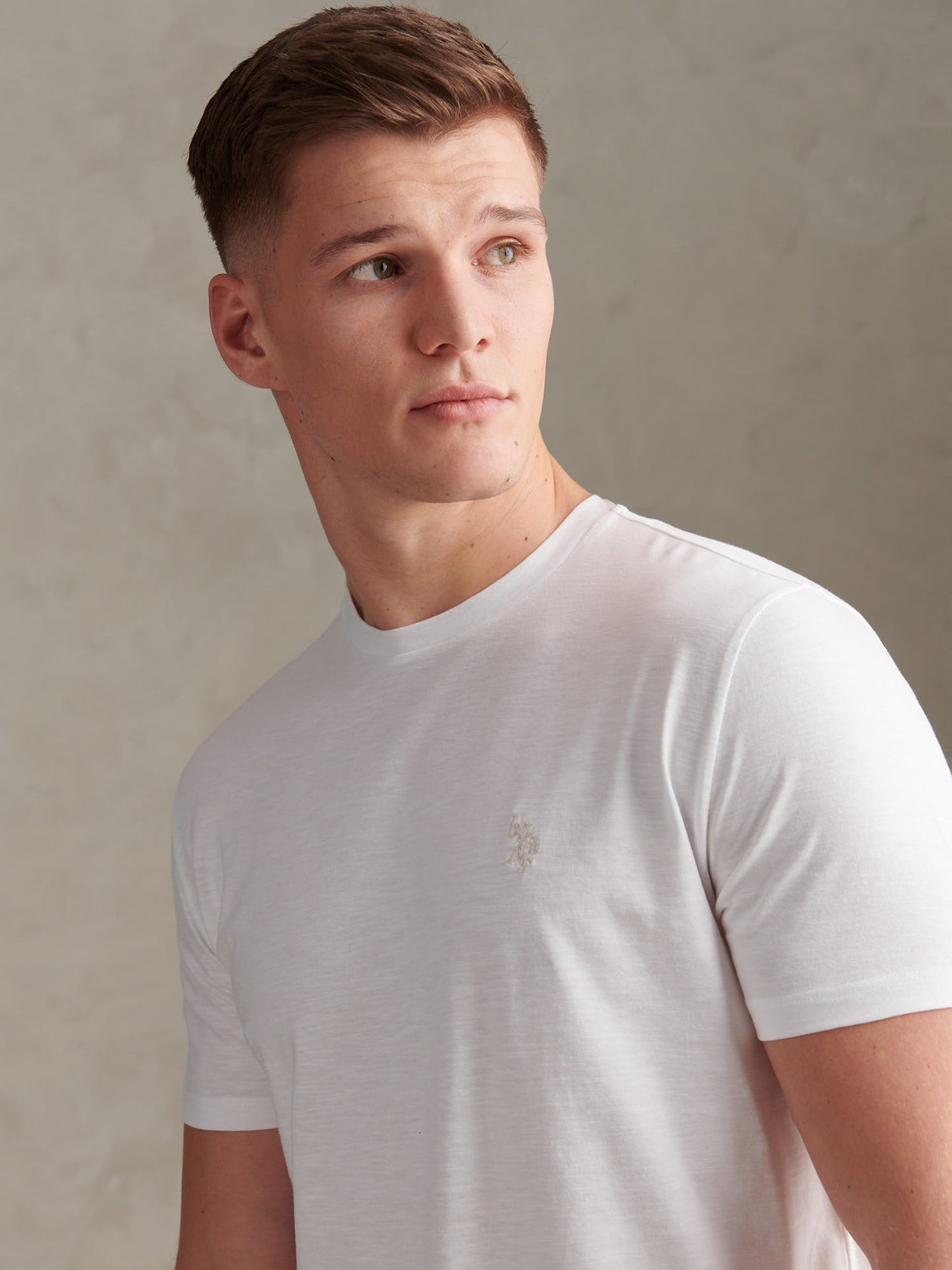 Subtle Texture DHM Tshirt Bright White