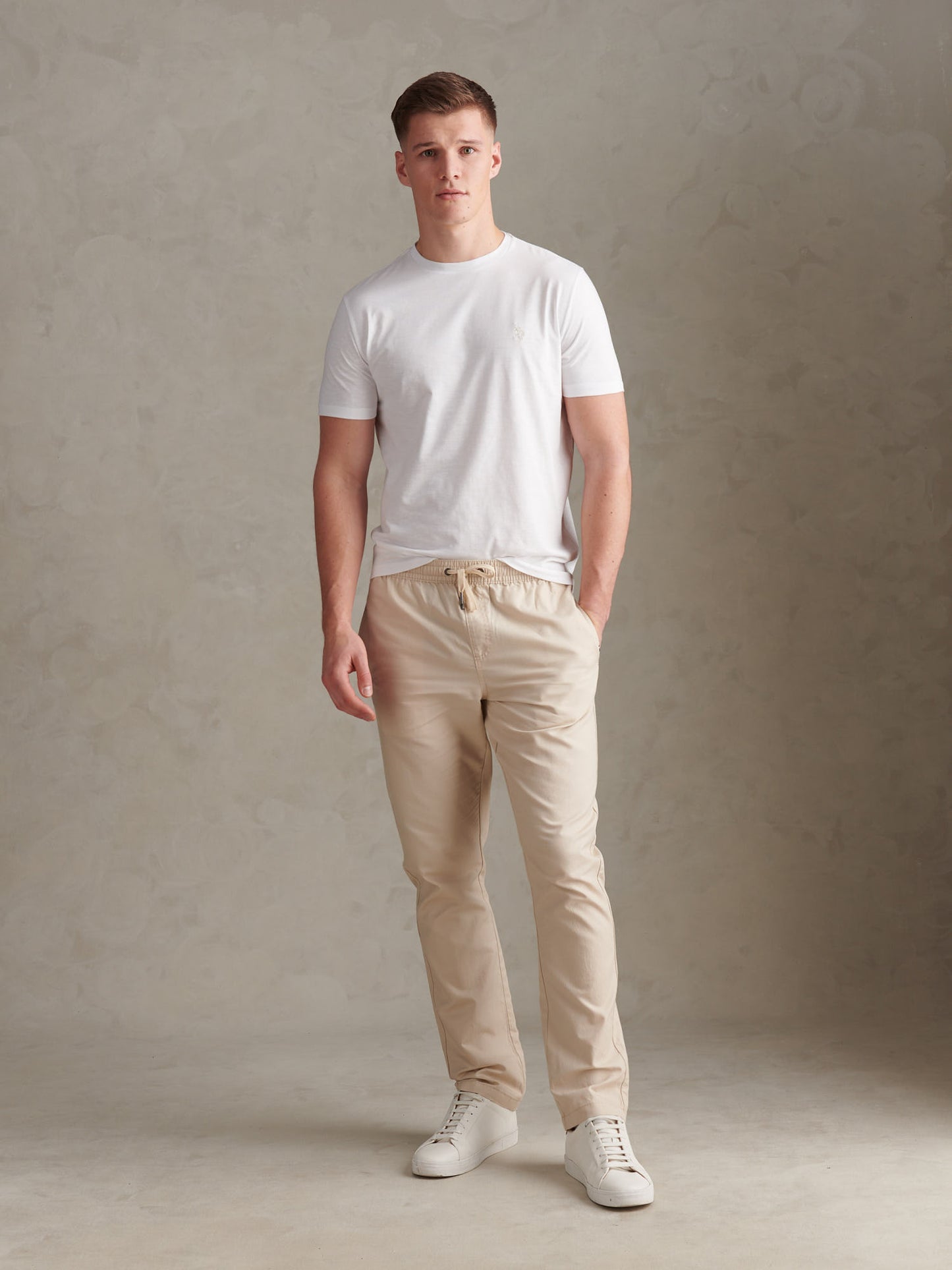 Subtle Texture DHM Tshirt Bright White